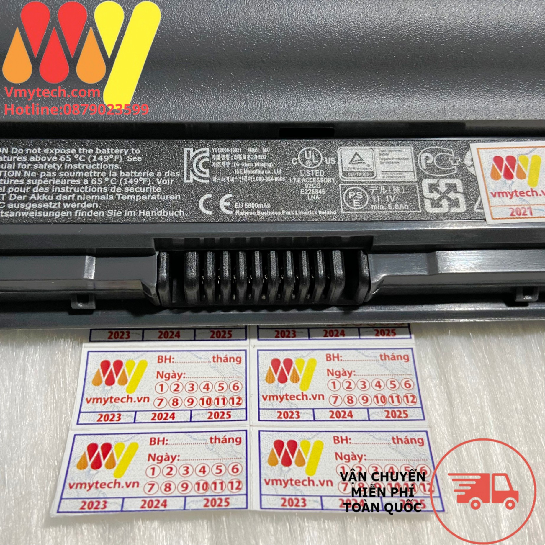 Pin Laptop Dell Latitude 3340 3350 E3340 YFDF9 YFOF9 JR6XC VDYR8 5MTD8 7WV3V, H4PJP, HGJW8 zin