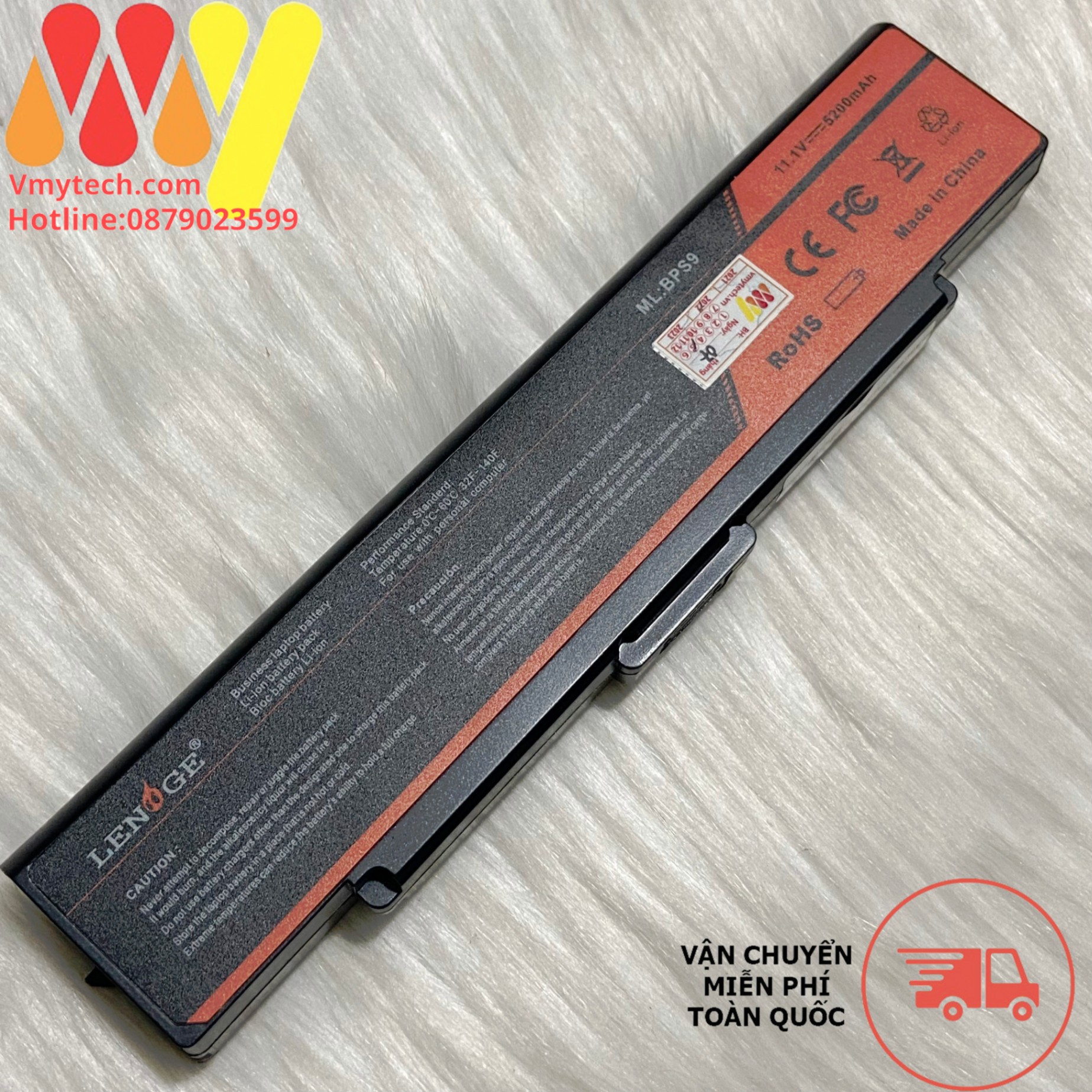 Pin Laptop SONY VGN-NR430 VGN-NR460 VGN-NR475 VGN-NR480 VGN-NR485 VGN-NR490 VGN-NR498 LENOGE