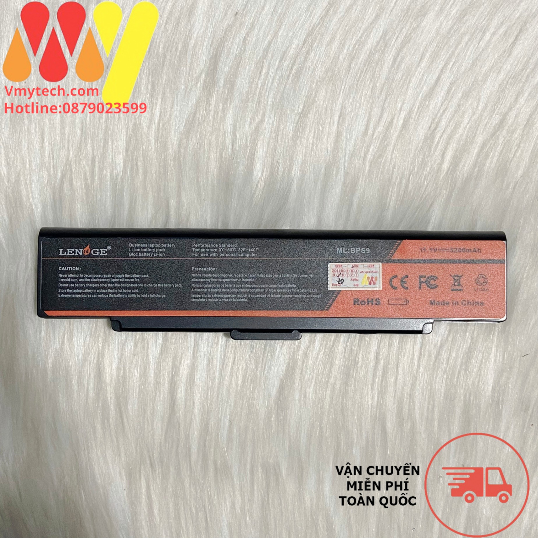 Pin Laptop SONY VGN-NR430 VGN-NR460 VGN-NR475 VGN-NR480 VGN-NR485 VGN-NR490 VGN-NR498 LENOGE
