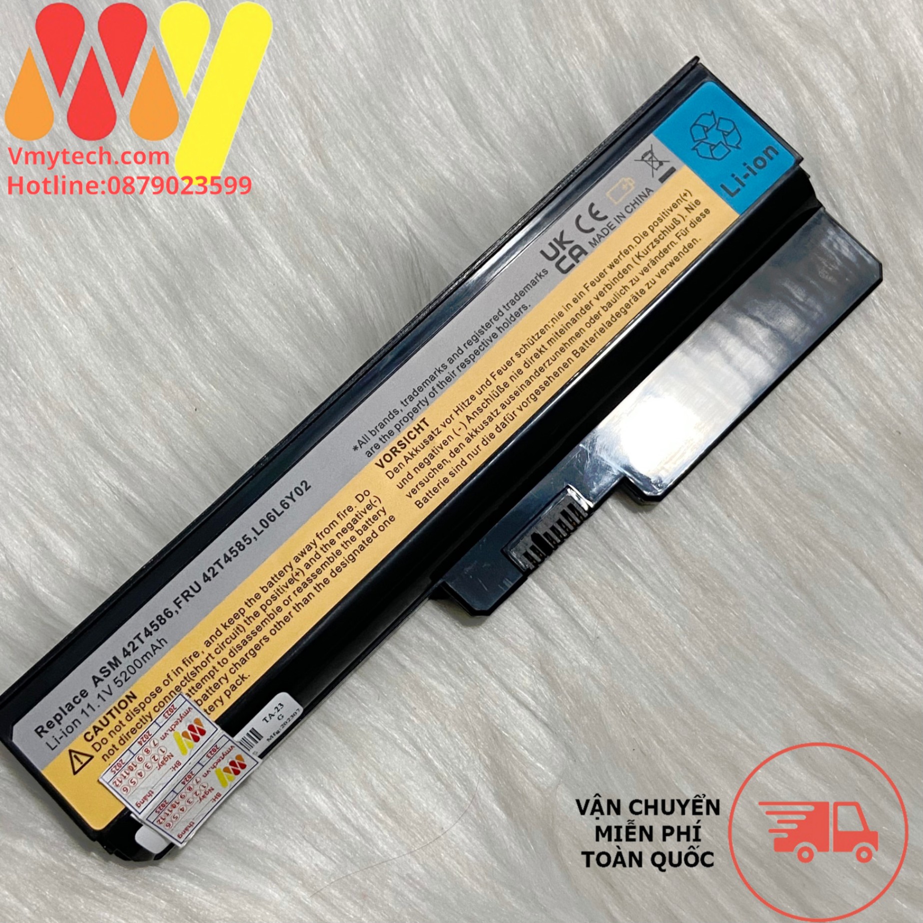 Pin Laptop Lenovo G360 G430 G450 G455 G530 G550 G555 V460 B460 3000 Z360