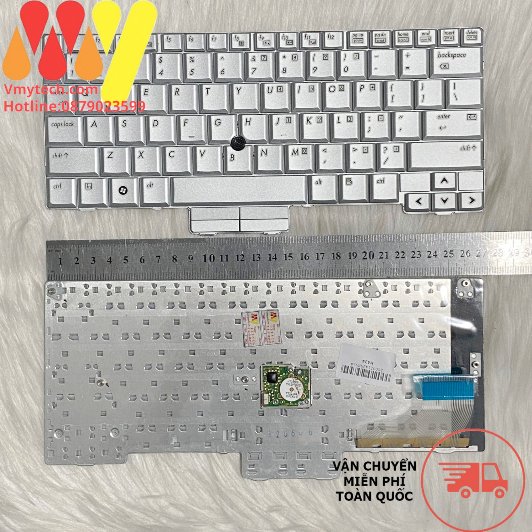 Bàn phím laptop HP 2730p 2710p