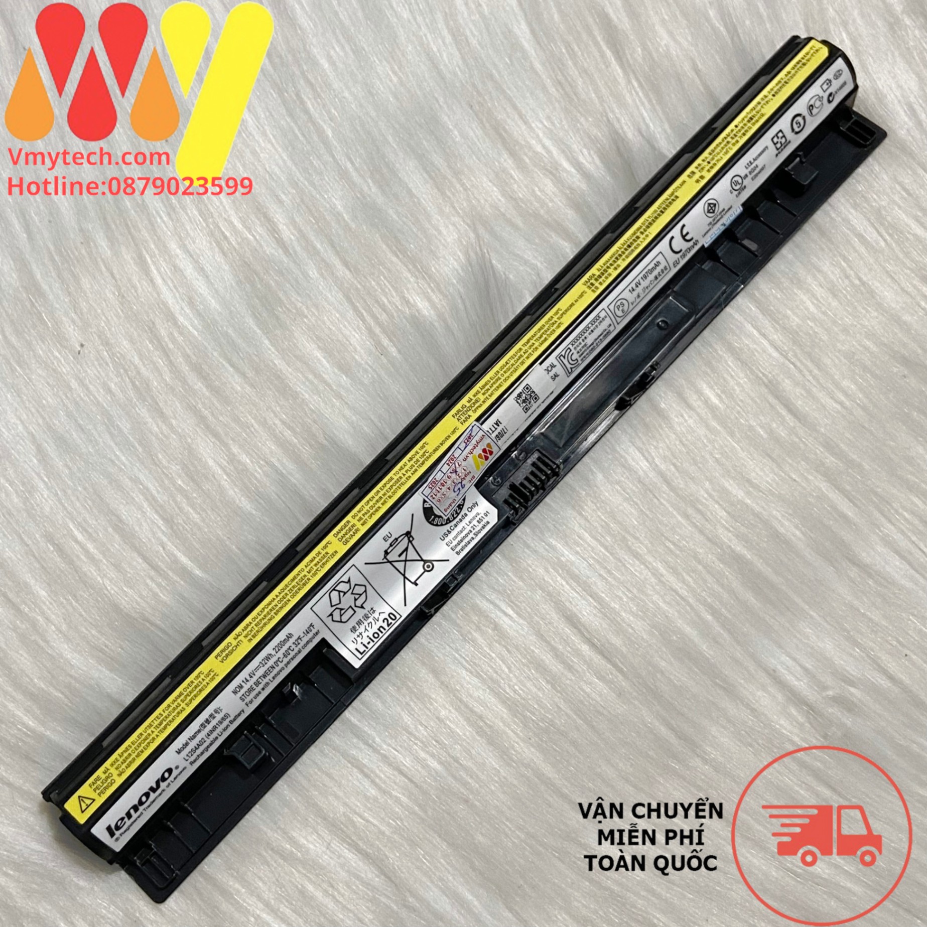 Pin Laptop LenovodeaPad G400 G400s G405s G410s G500s G505s G510s S410p S510p Z710 G40 G40-30, G40-70 G40-45 G40-70M Z40 Z40-70, Z40-75 ZIN