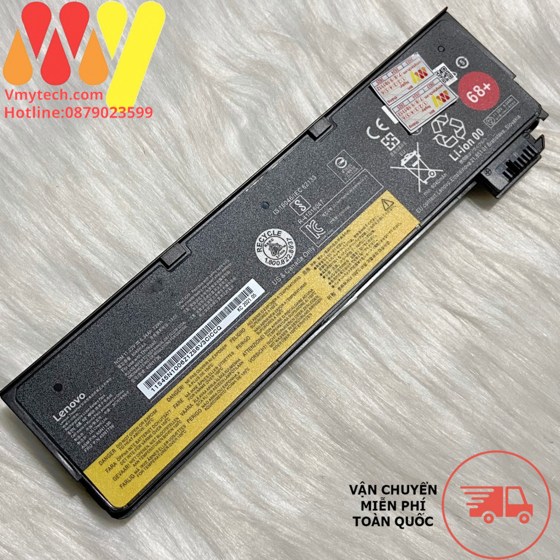 Pin Laptop Lenovo ThinkPad X240 T440 T440S T450S X250 X260 K2450 T450 T460 L460 T550 W550S ZIN