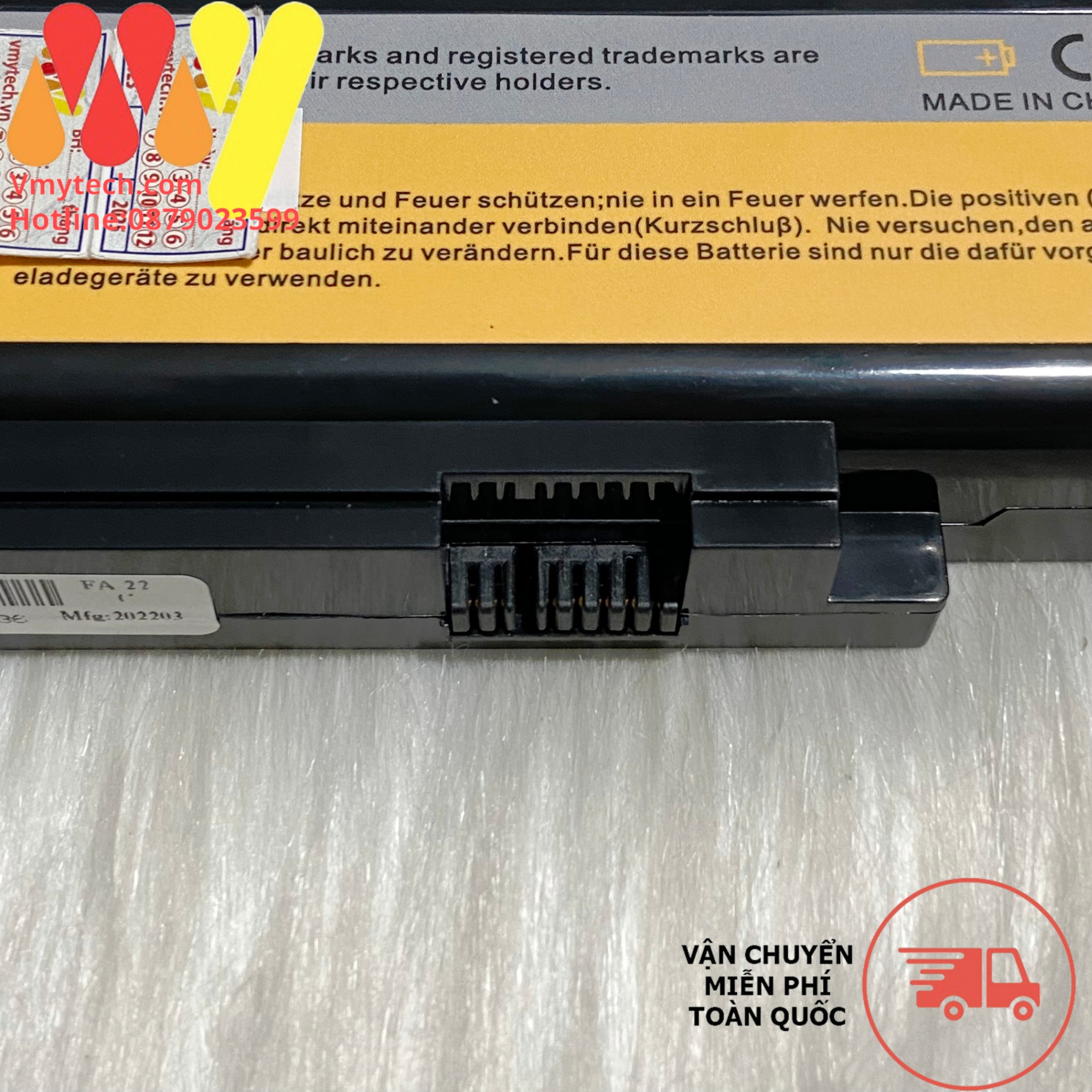 Pin laptop LENOVO Y450, Y450A, Y450G, Y550, Y550A, Y550P