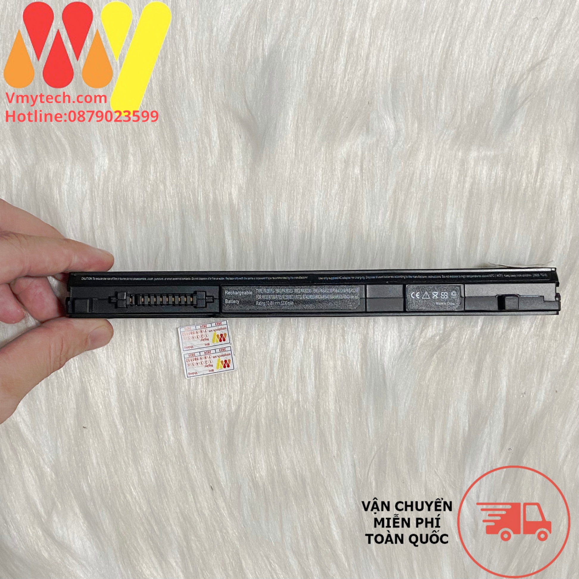 Pin Laptop Toshiba R700 R705 R830 R835 R840 R630 R830 PA3832 PA3833 R930 R935 – PA3831