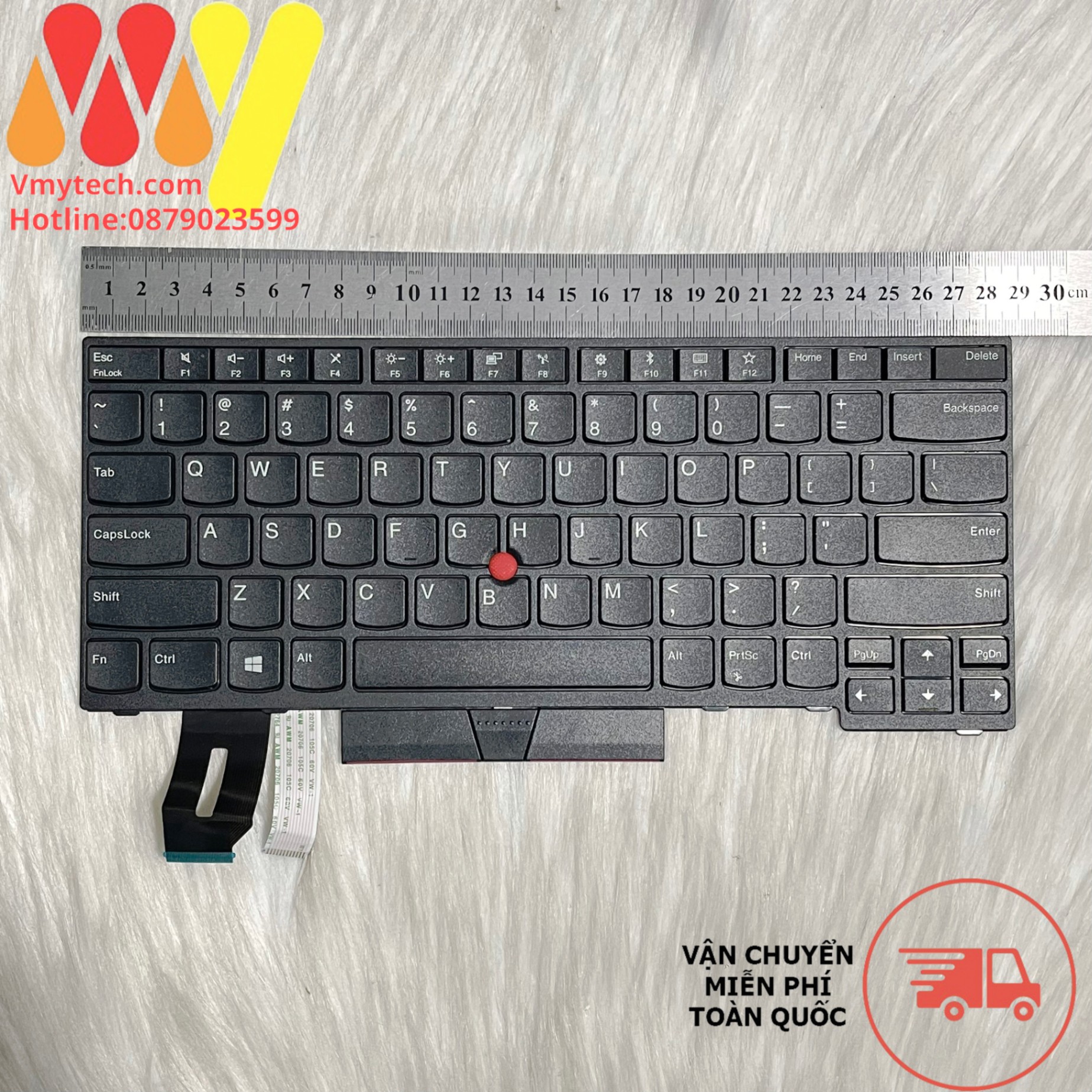 Bàn phim Lenovo ThinkPad E480 L480 T480S T490 ZIN CÓ CHUỘT - KO LED