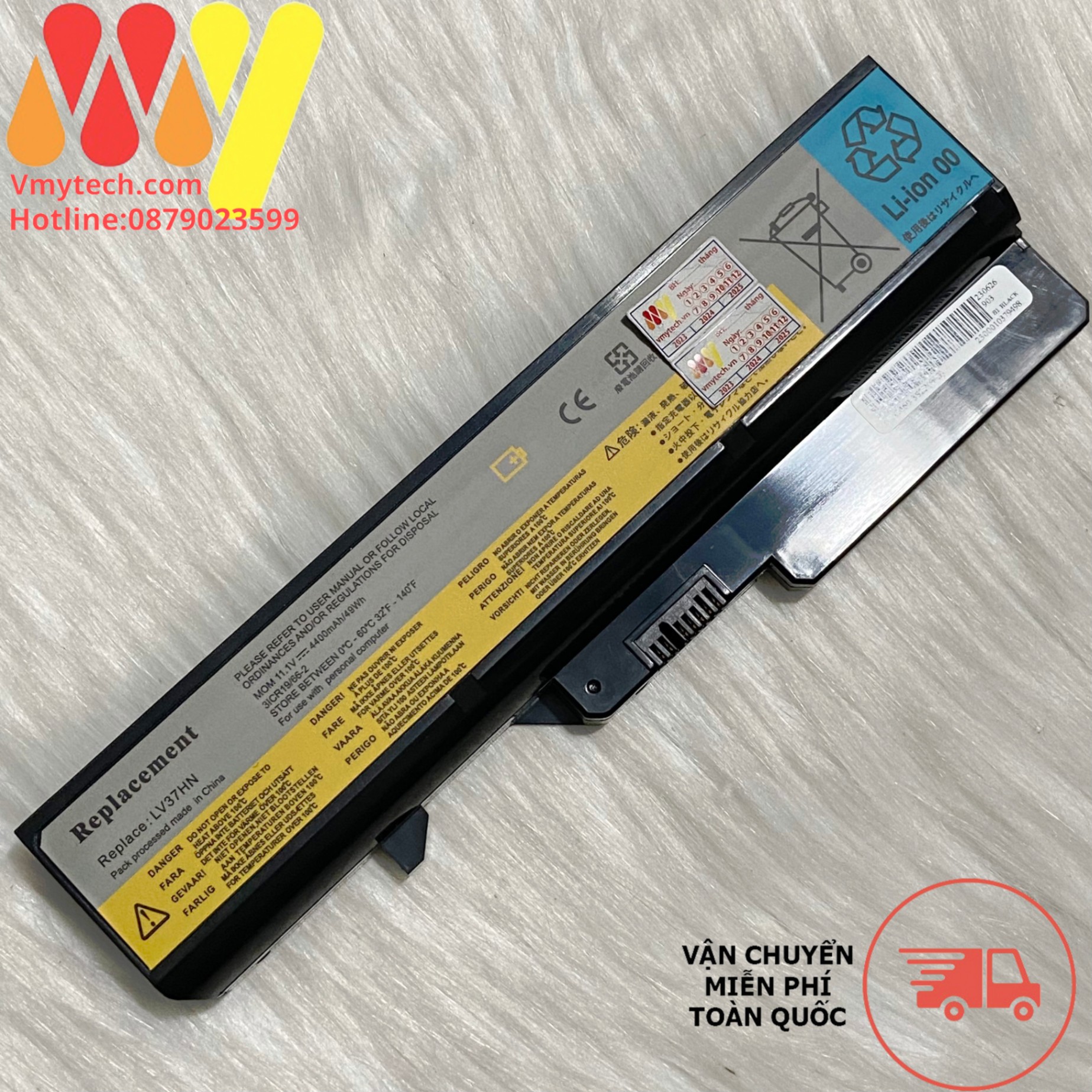 Pin Laptop Lenovo V470C, B470, B470A, B470G, B570, B570A, B570G, G465, G475, G550, G565, G780, G770