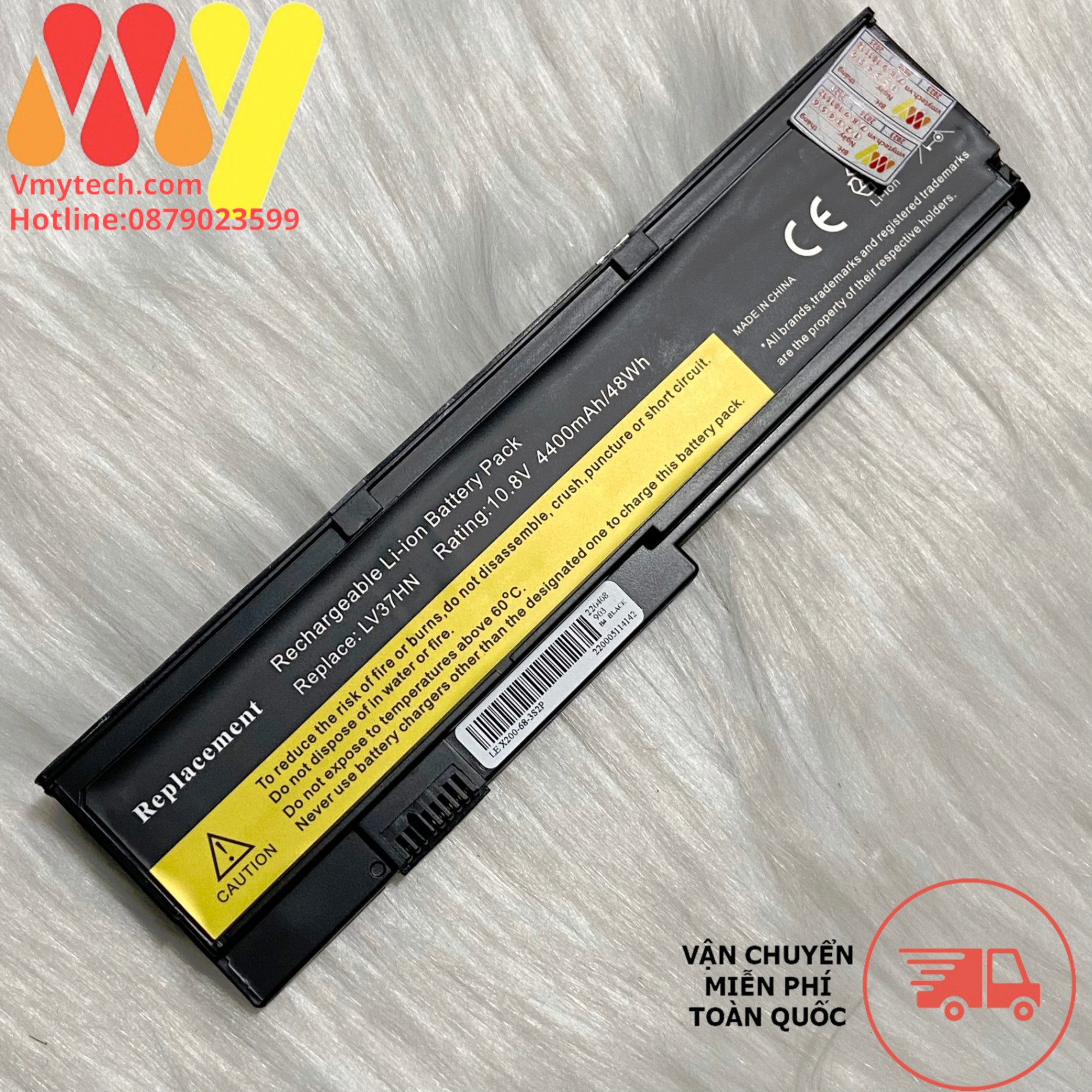 Pin laptop Lenovo BM ThinkPad X200, X200t, X201, X201t, X200 Tablet, X201Tablet