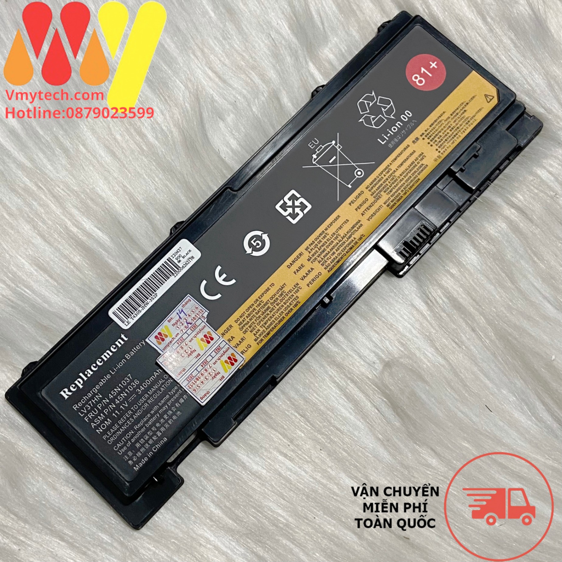 pin laptop Lenovo Thinkpad T420s T420si T430S T430Si, 42T4844 42T4845 42T4846 42T4847 45N1036 45N1037 45N1038 ZIN