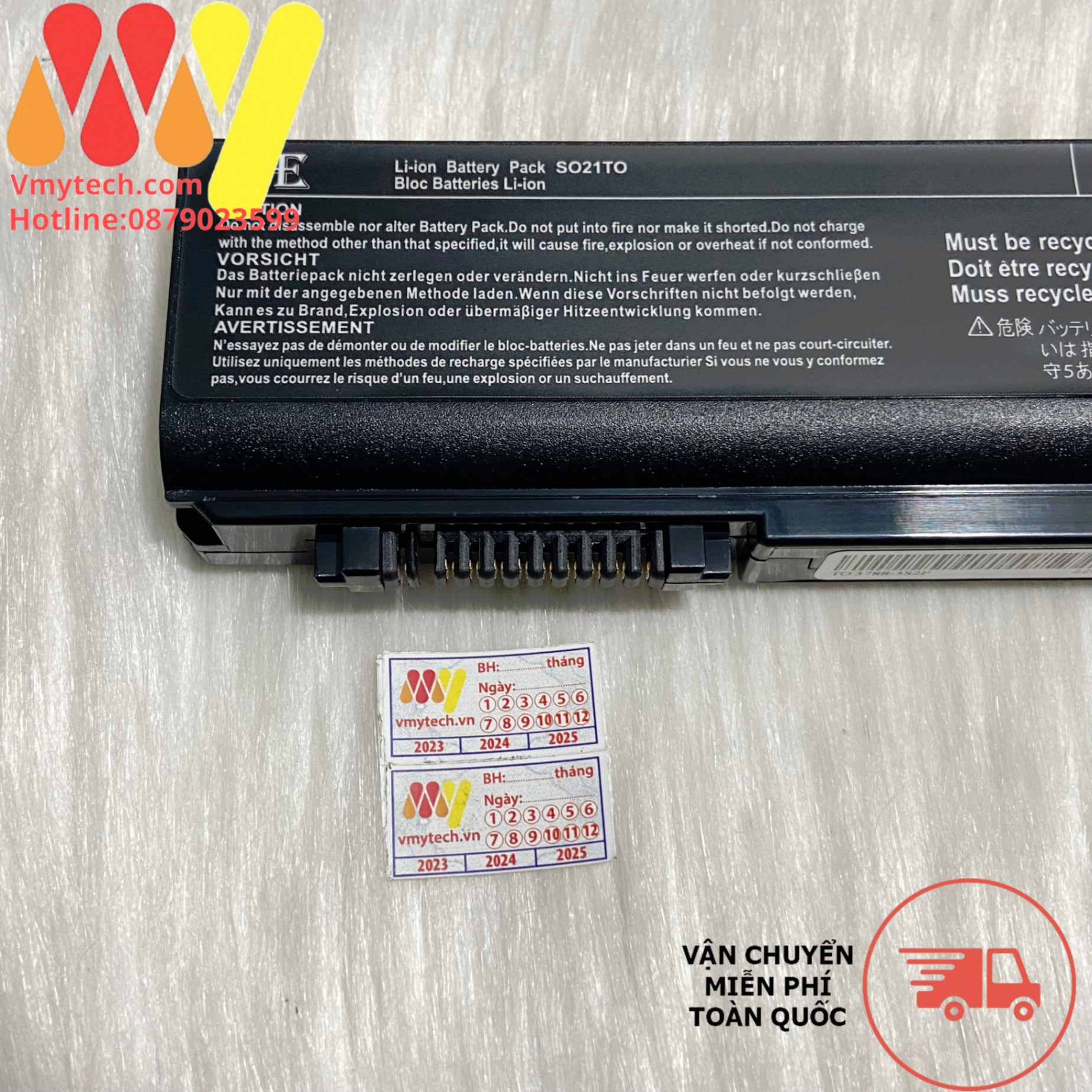 Pin laptop Toshiba 3787 3786 3788
