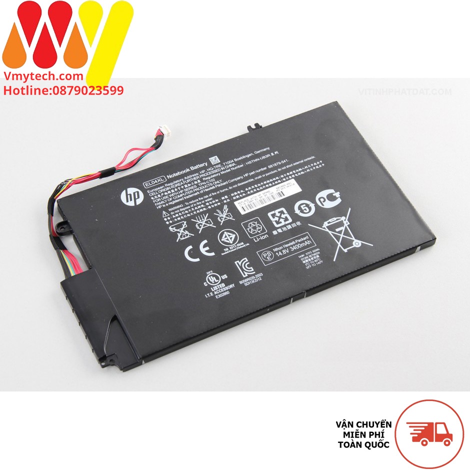 PIN Battery HP Envy 4-1000 EL04XL TPN-C102 HSTNN-IB3R hstnn-ub3r zin