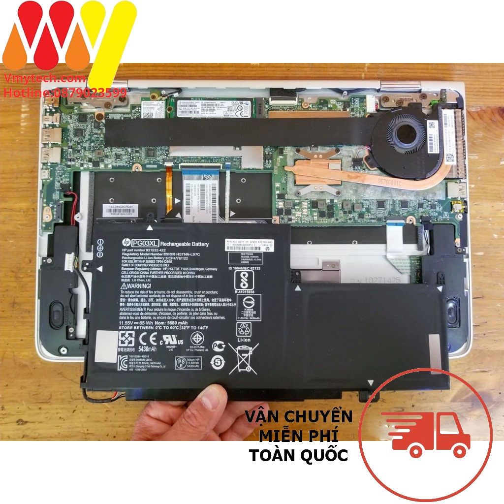 Pin Laptop HP Pavilion 15-DK0000 15-DK0055WM 15-DK0056NR TPN-C141 PG03XL