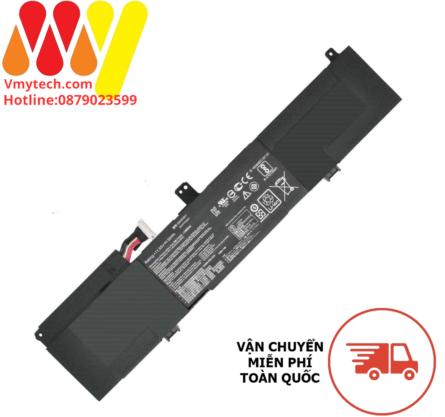 Pin laptop ASUS VivoBook Flip TP301 TP301U TP301UA TP301UJ C31N1517 Battery