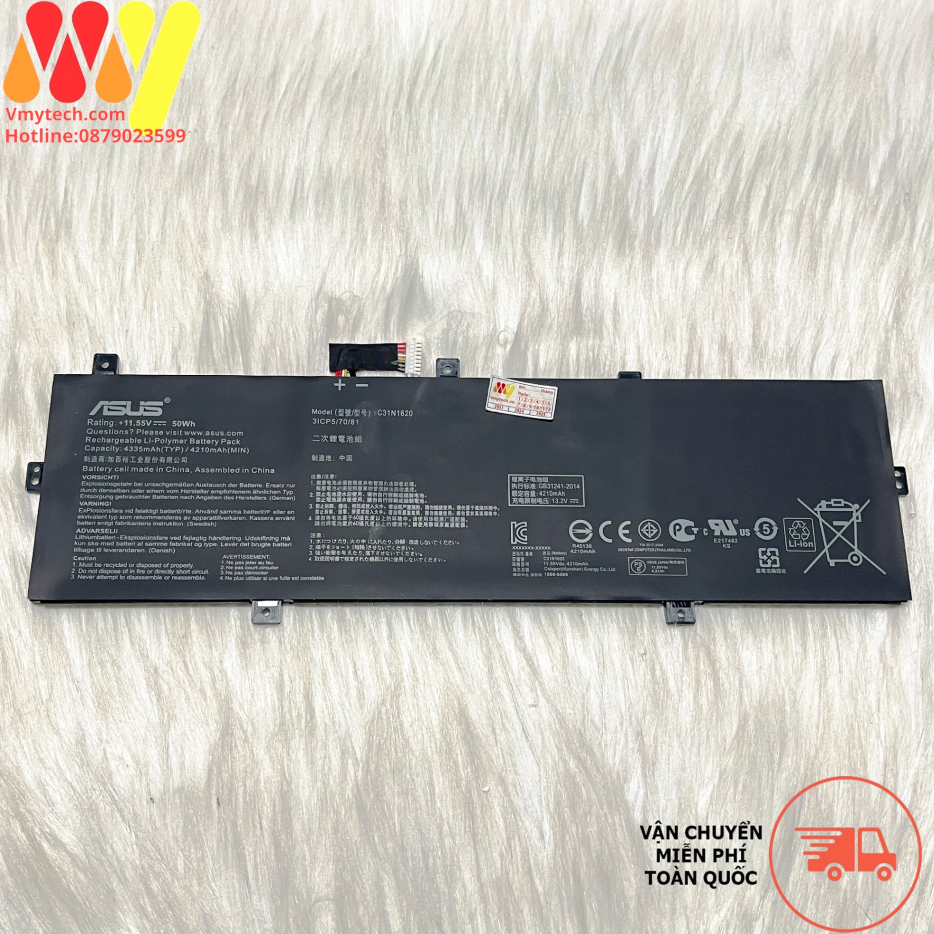Pin laptop Asus Zenbook UX430 UX430U UX430UA UX430UAR UX430UN UX430UNR UX430UQ BX430 BX430UA C31N1620