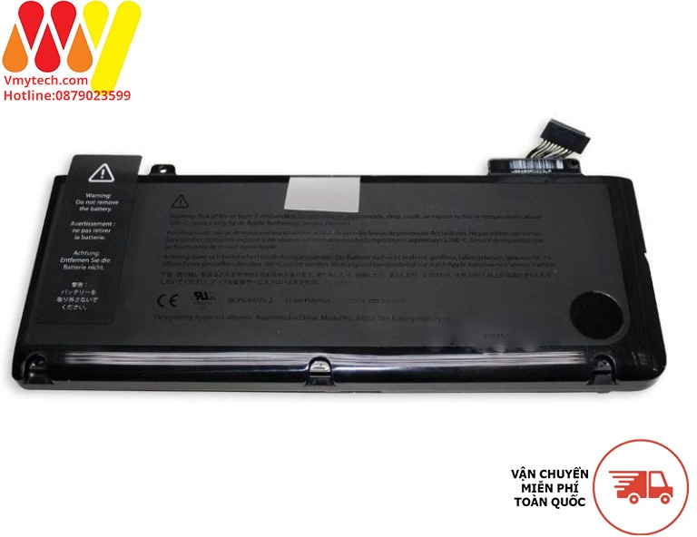 Battery for MacBook Pro 13 inch MC374 MC375 MC724LL/A MD314 MD313LL/AA1322 63.5Wh A1322