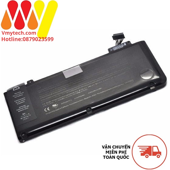 Battery for MacBook Pro 13 inch MC374 MC375 MC724LL/A MD314 MD313LL/AA1322 63.5Wh A1322