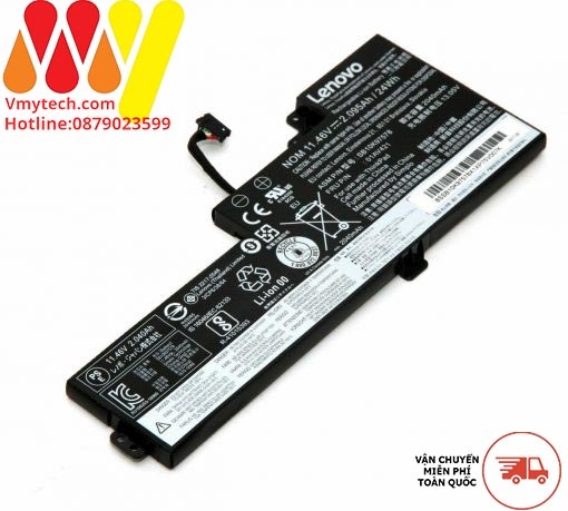 Pin laptop Lenovo ThinkPad A475 T25 T470 T480 T570 P51S MÃ 01AV489 01AV419 01AV420 01AV421 24Wh pin trong máy