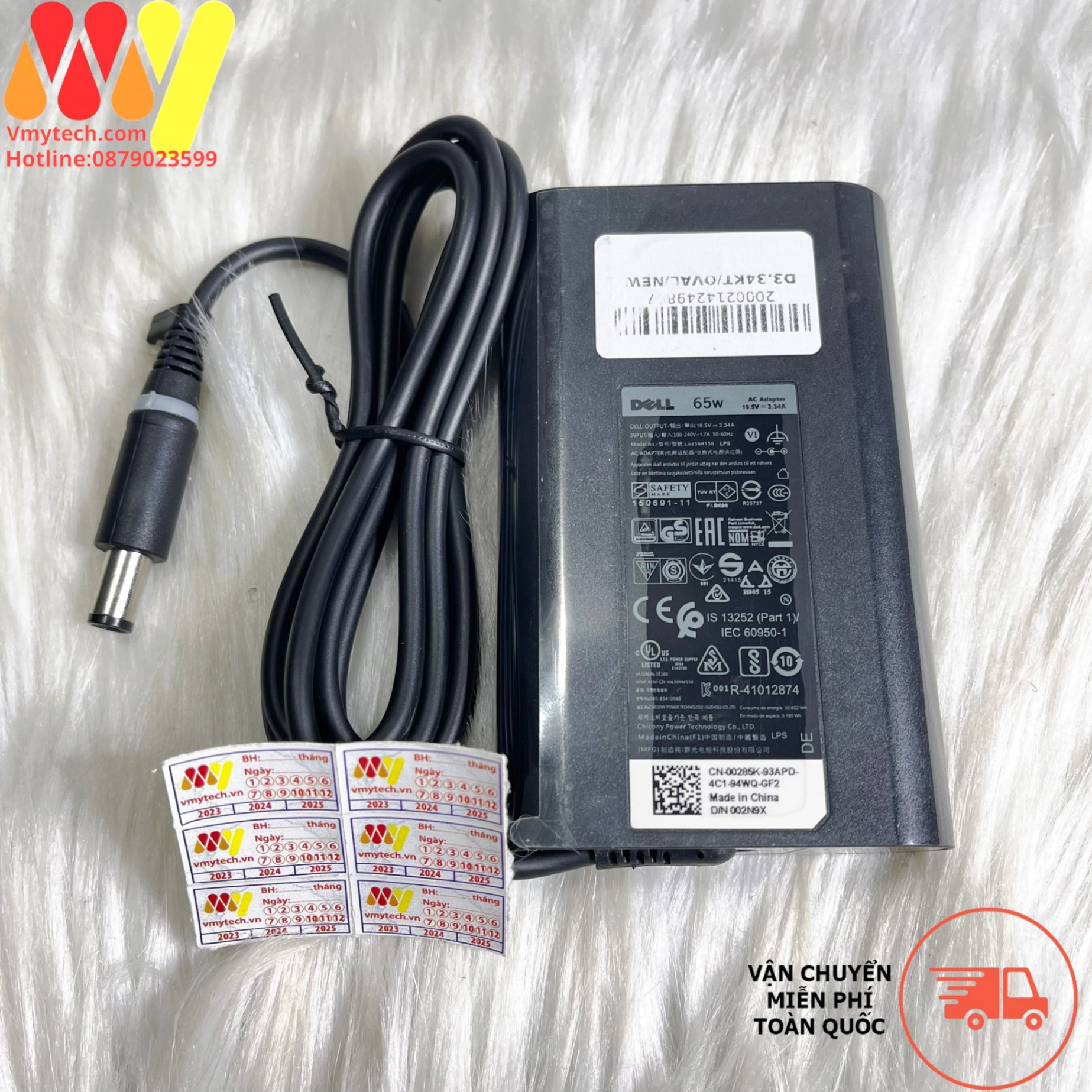 Sạc laptop Dell Latitude 1735 1737 1745 1747 1749 Studio XPS 13 M1340 L401X L501X M1210 M1330 M1530 M5040 N4020 N4030 OVAL NEW