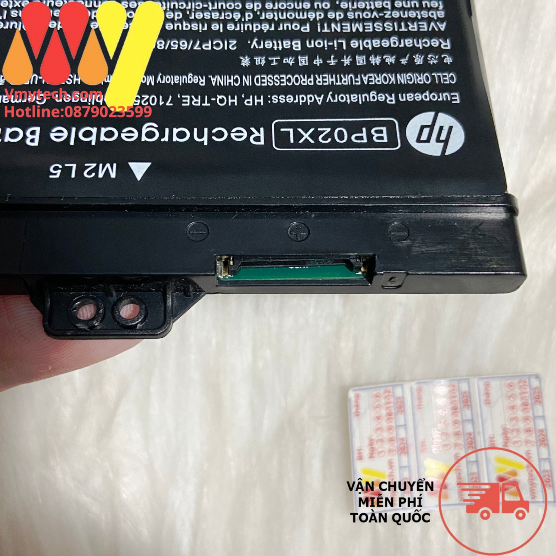 Pin Laptop HP BP02XL Pavilion 15-AU 15-AU030WM 15-AU010WM 15-au024tu HSTNN-LB7H HSTNN-UB7B ZIN