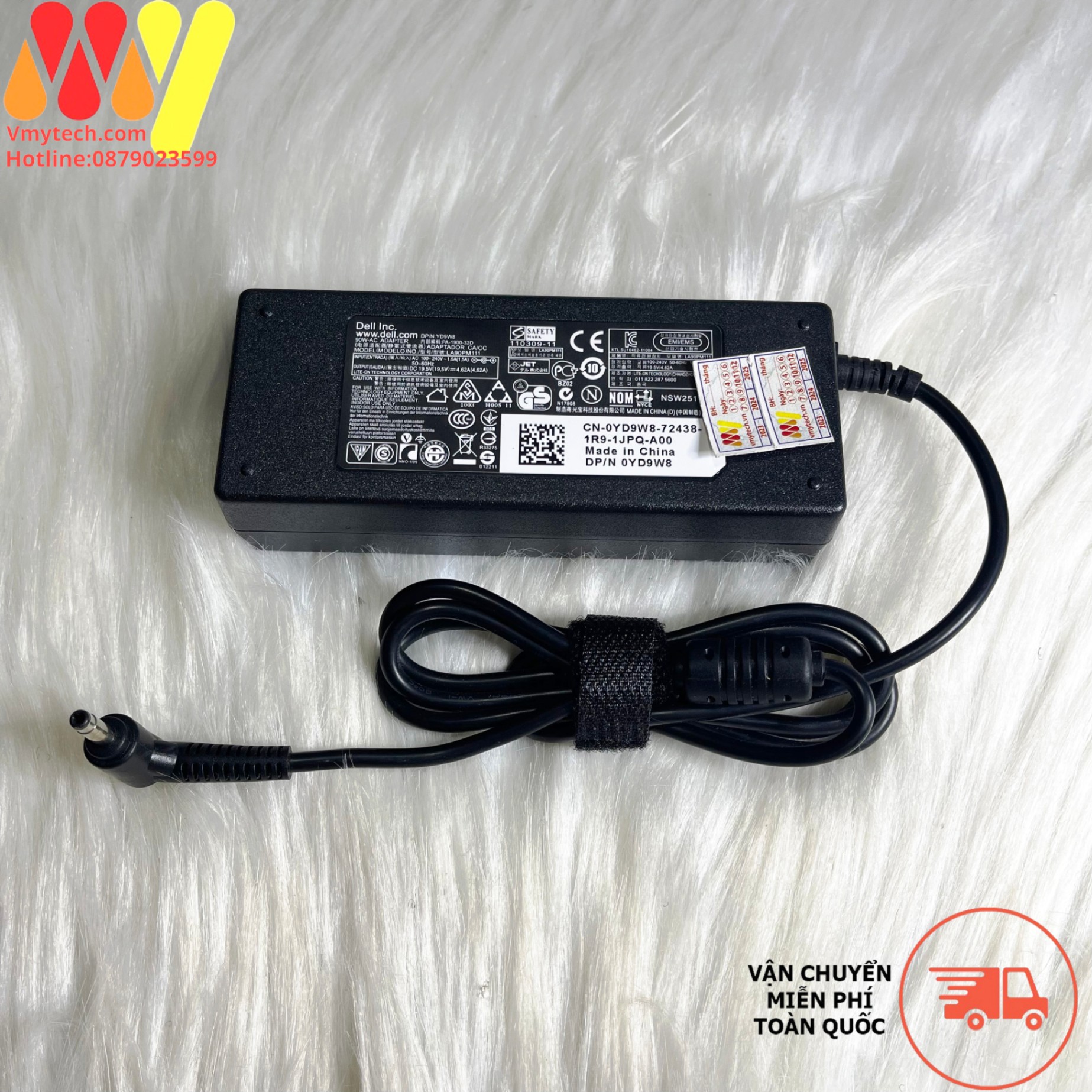 Thay Sạc Cho Laptop Dell vostro 5460 5470 5480 5560 V5460 V5470 V5480 V5560 Chân ĐẦU ĐẠN ZIN