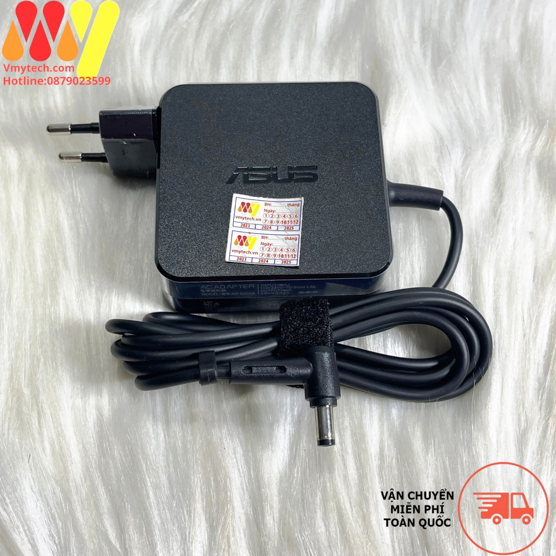Sạc laptop Asus X501 X501A X501U X502 X502A X502CA X502C X550 CỦ VUÔNG CHÂN THƯỜNG