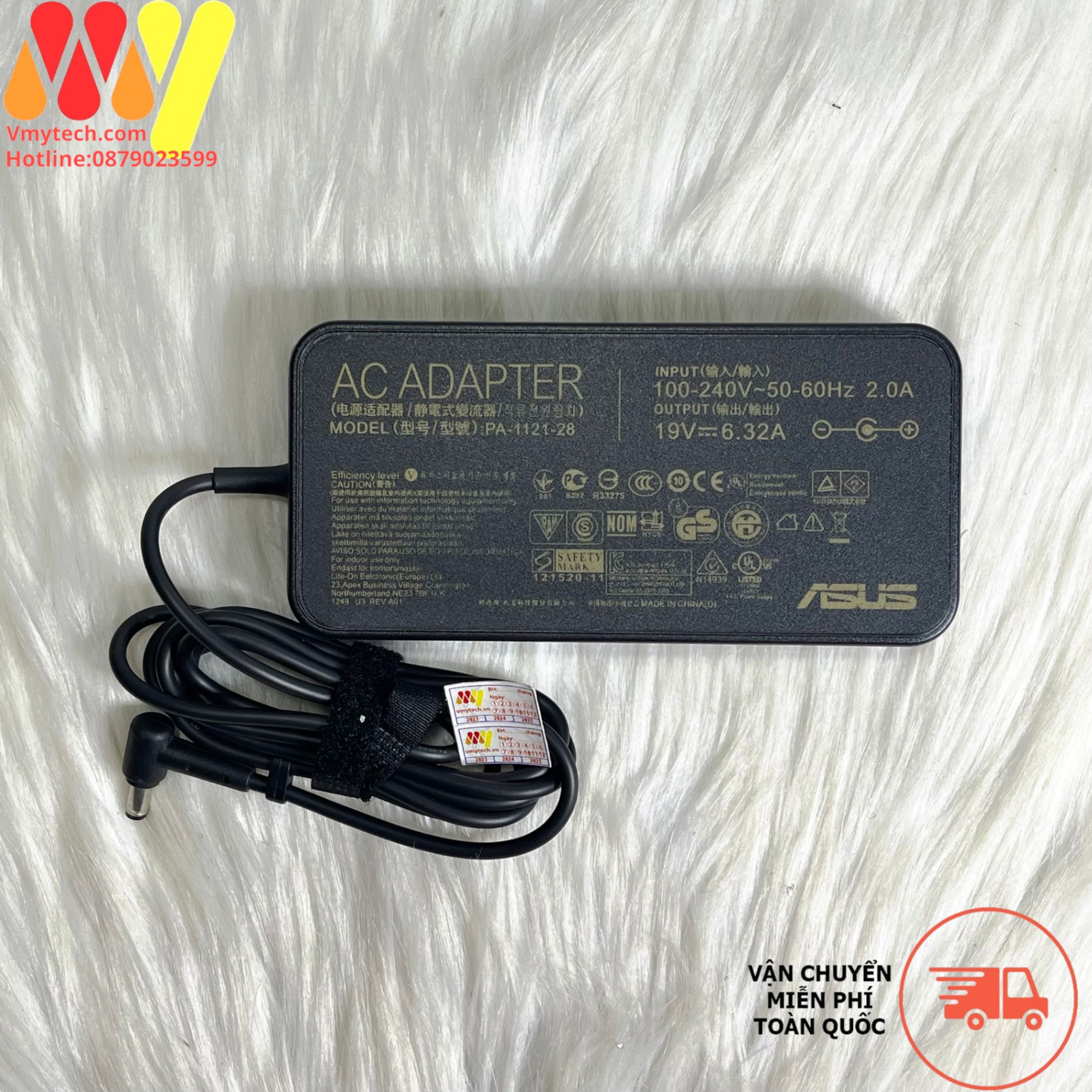 Sạc Laptop ASUS ROG FX502 FX502VD FX502VE FX502VM, Sạc Asus 120W Chính Hãng