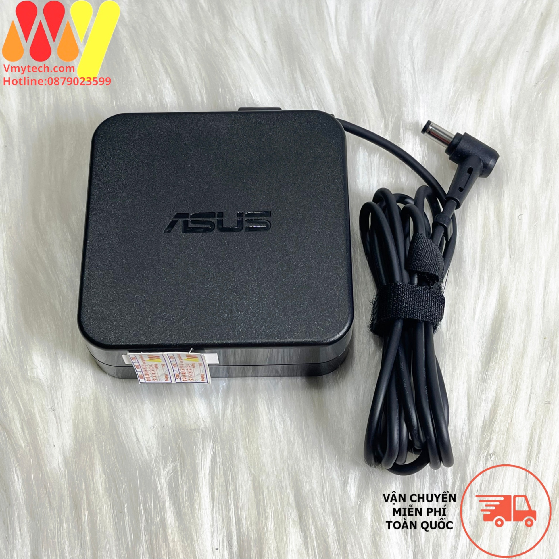 Thay Sạc Cho Laptop Asus 19.5V-4.74A(90W) Củ Vuông chân thường(5.5*2.5mm) loại Zin