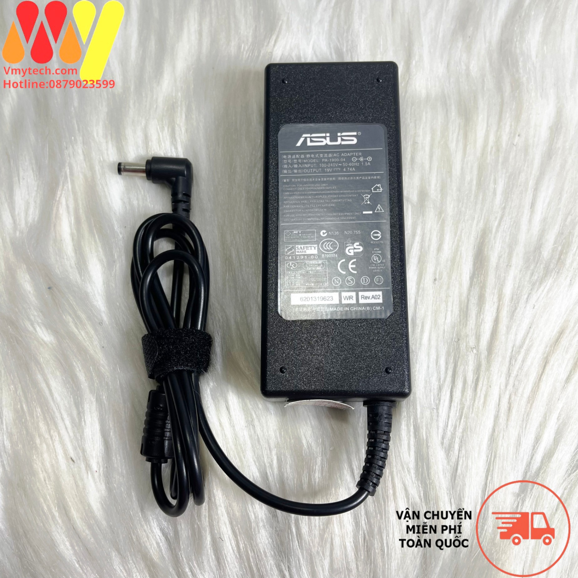 Sạc laptop Asus A2 A2000 A2508 A2514 A2534 A2540 CỦ CHỮ NHẬT