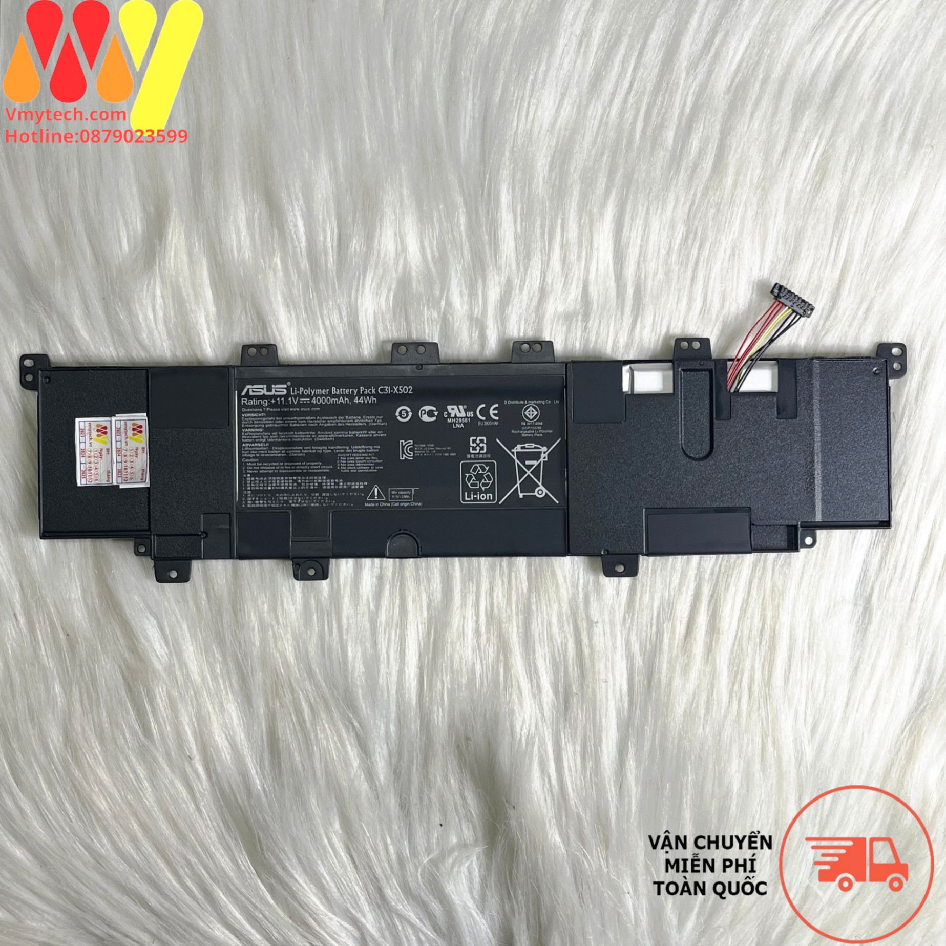 Pin laptop Asus Vivobook X502 X502c X502ca – X502 (ZIN) C21N-X502