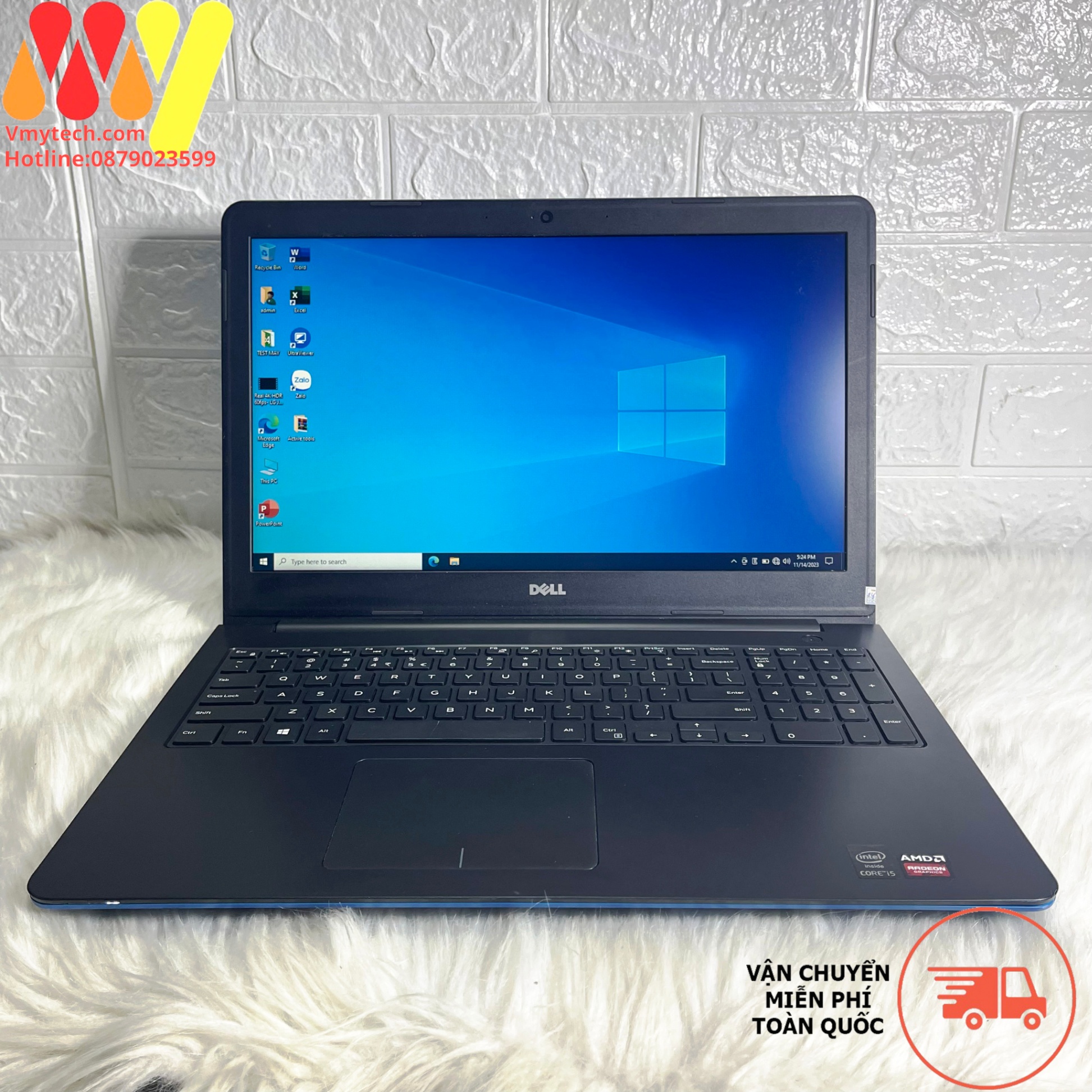 Laptop Dell 5547 i5-4210U/4GB/SSD 128GB/HD Xanh biển