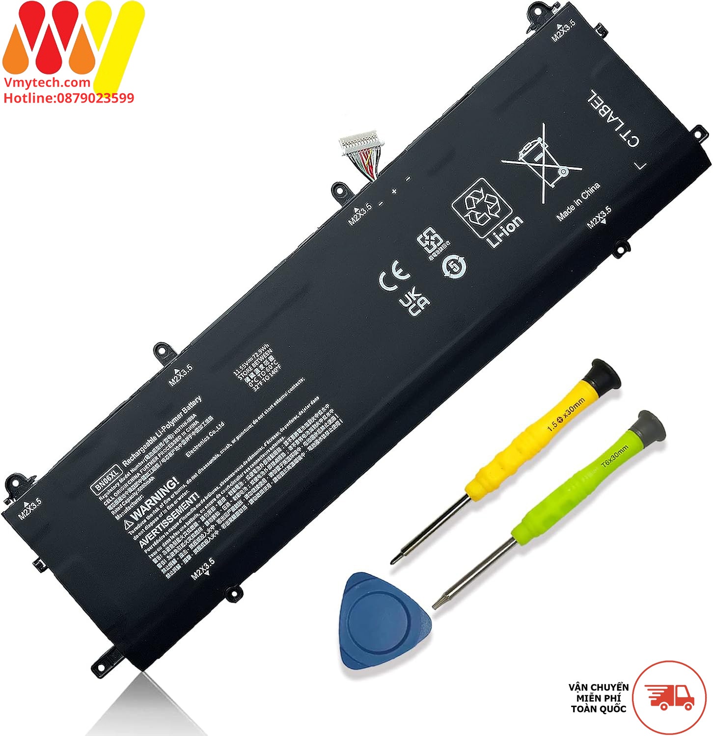 Hp Spectre 15-EB0005NI 15-EB0009UR 15-EB0037NA 15-EB1770ND BN06XL (ZIN) – 6 CELL