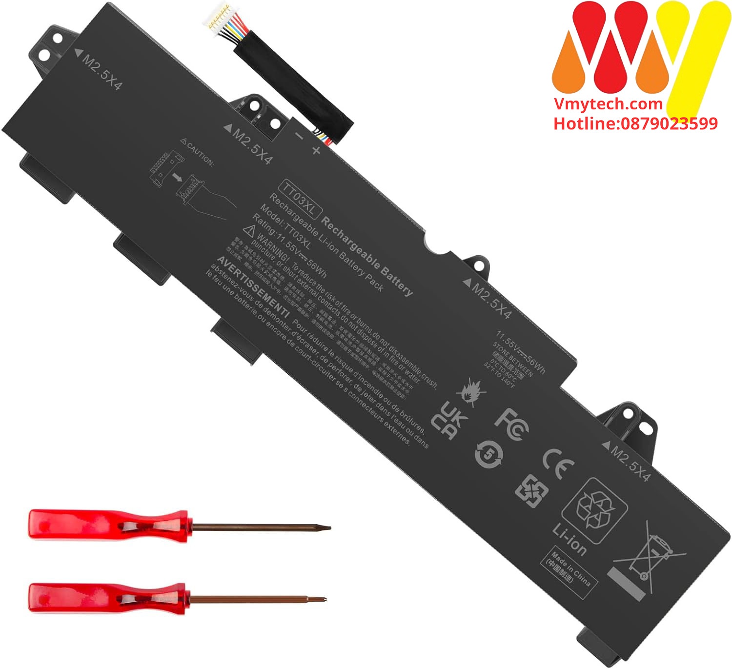 HP TT03XL ELITEBOOK 755 850 G5, 755 G5, 850 G6, ZBOOK 15U G5 56WH