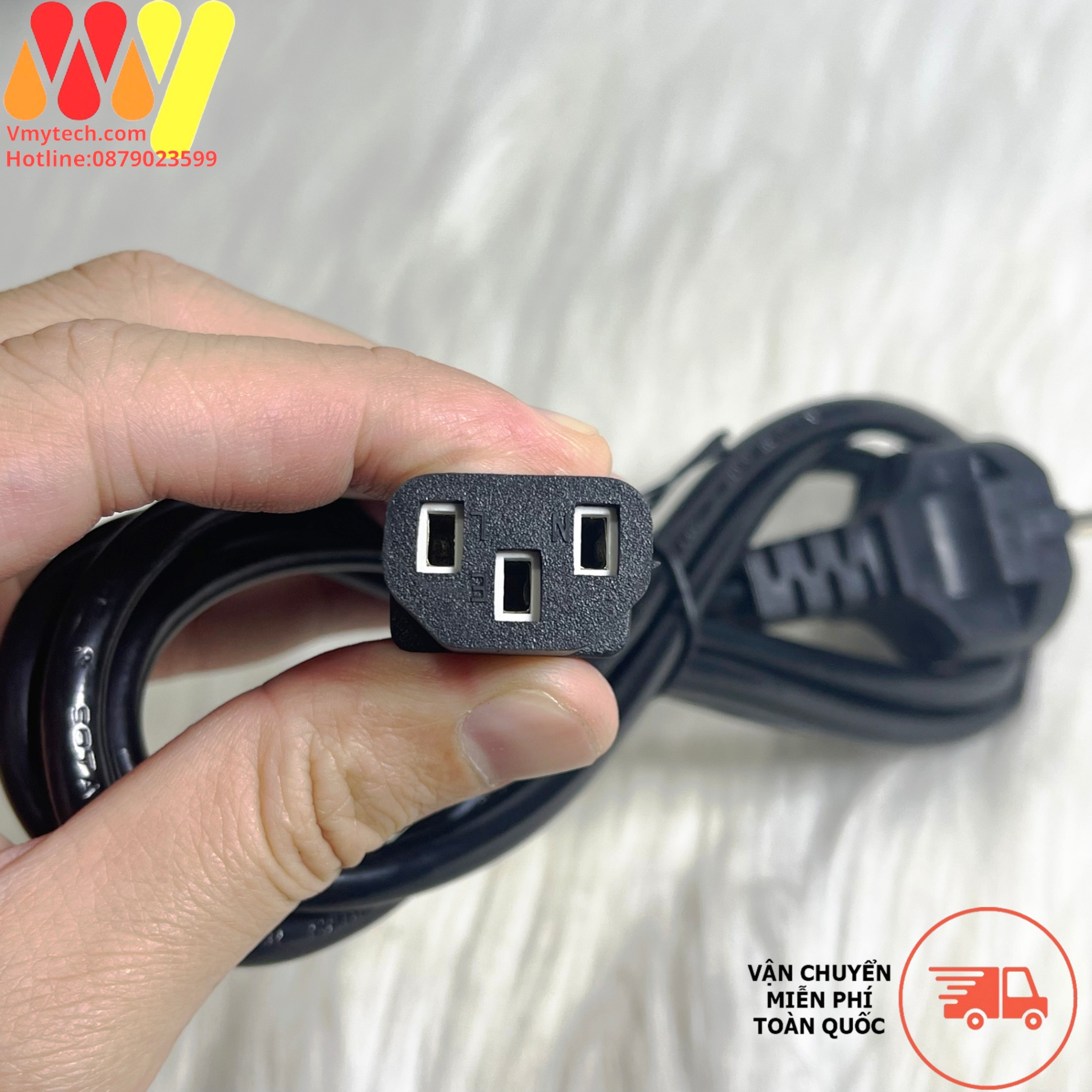 Dây Nguồn Máy Tính Dài 1.5m, Dây Nồi Cơm Điện Hàng Chất Lượng 1.5m