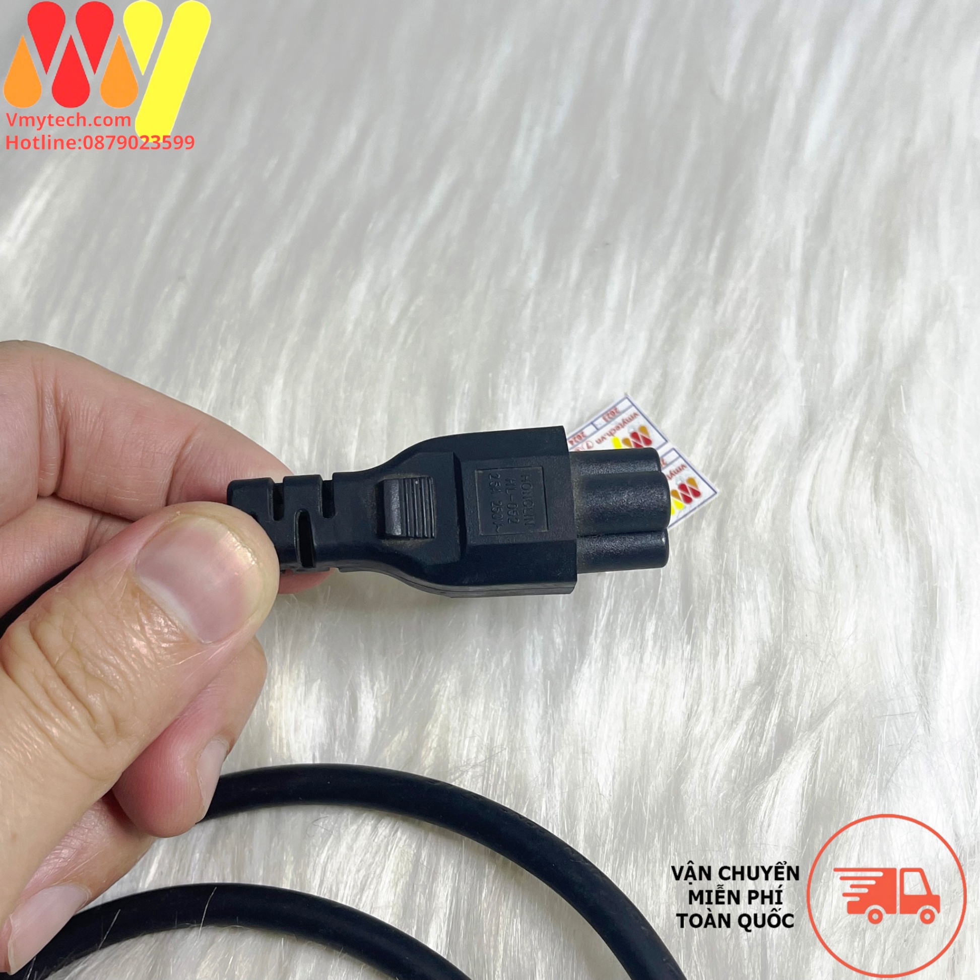 Dây nguồn cho sạc laptop 3 chân Tam giác theo sạc