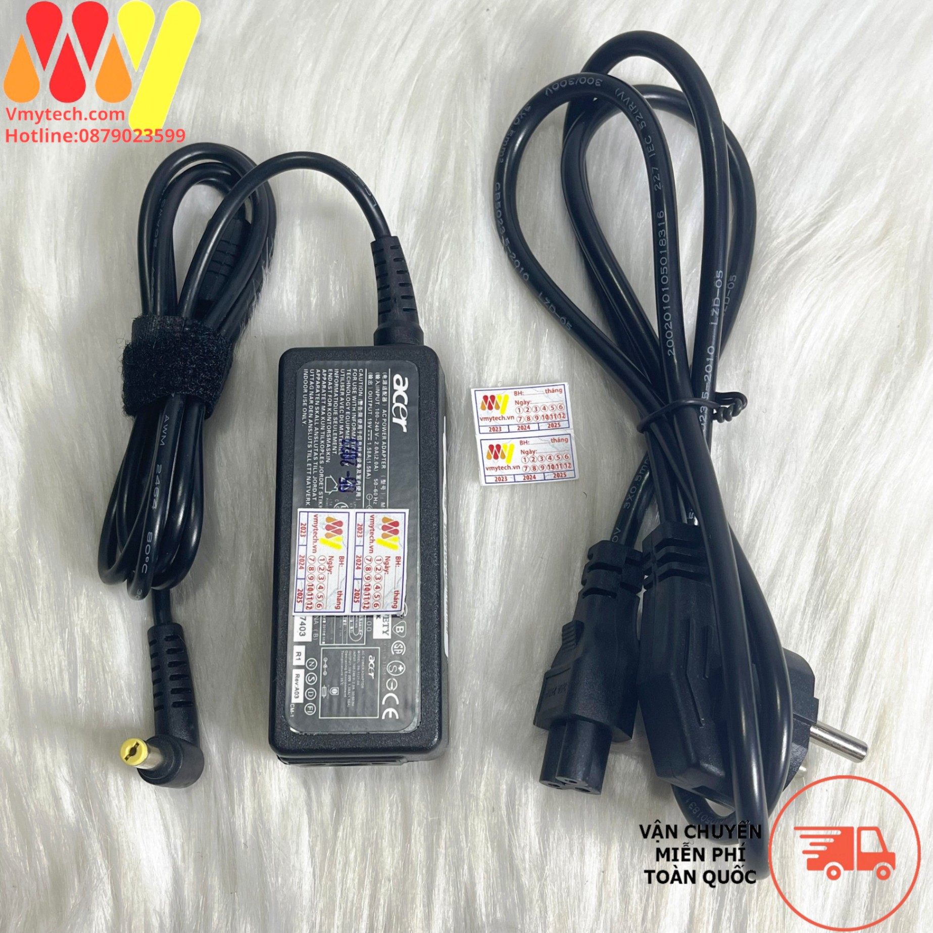 ACER MINI 19V - 1.58A (30W) Chân Thường 5.5 * 2.5mm