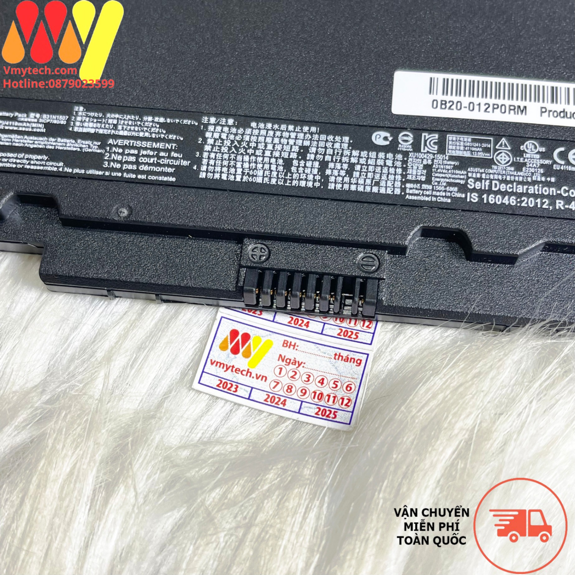 Pin asus BU403UA B8430UA B31BN95 B31N1507 Zin