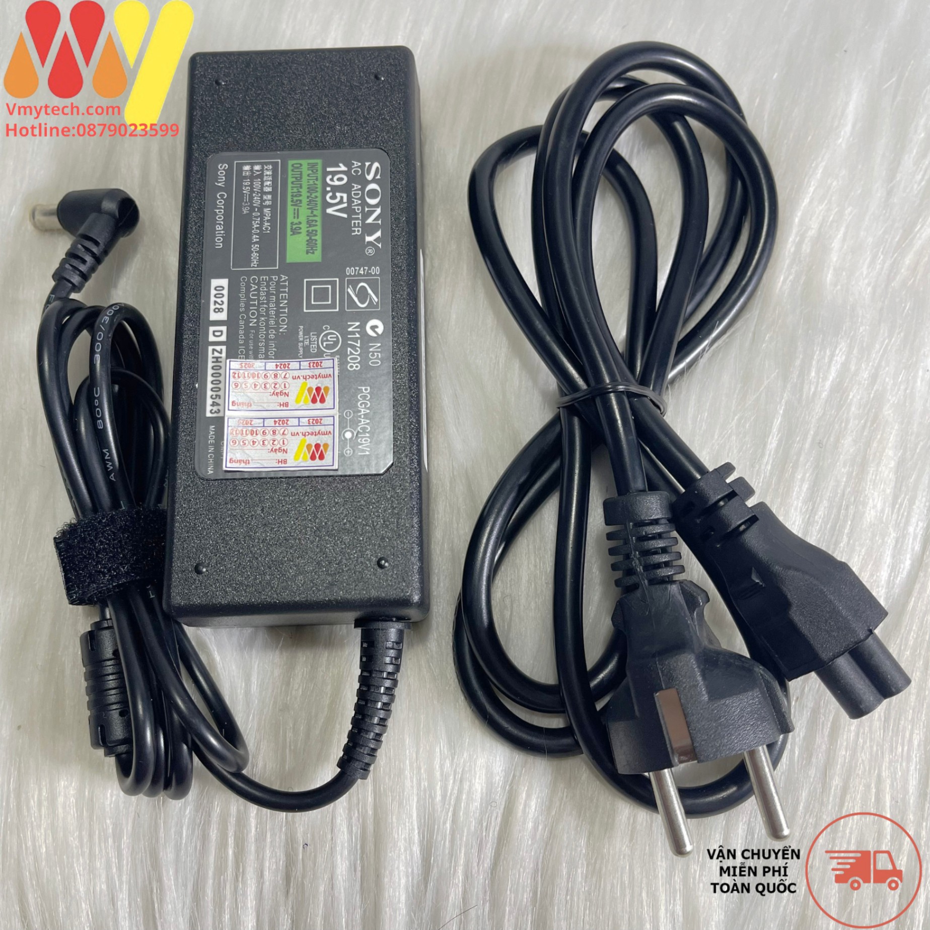 Sạc Adapter Laptop SONY PCG-394L ZIN