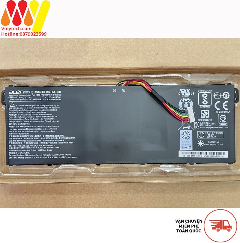 Acer Swift AC14B7K SF314-52 Nitro 5 AN515-42 Spin 5 SP515