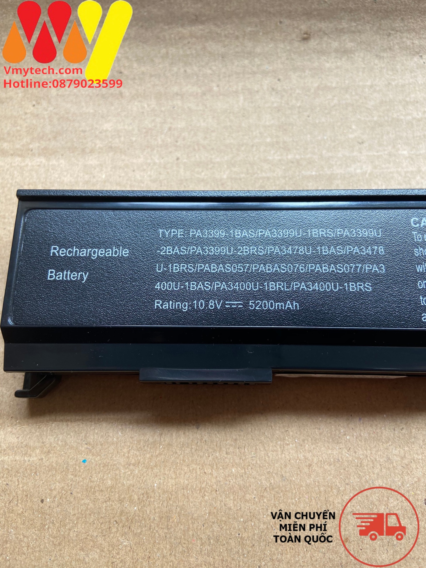 PIN TOSHIBA PA3399 M40 M45 M50 M55 A100 3465 chan cam ben trai