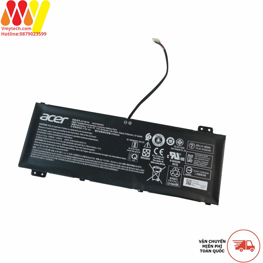 Pin laptop Acer Nitro 5 AN515-54 AN515-55 AN517-51 7 AN715-51 AN515-43 AN515-44 AN515-45 AN517-52 AP18E7M