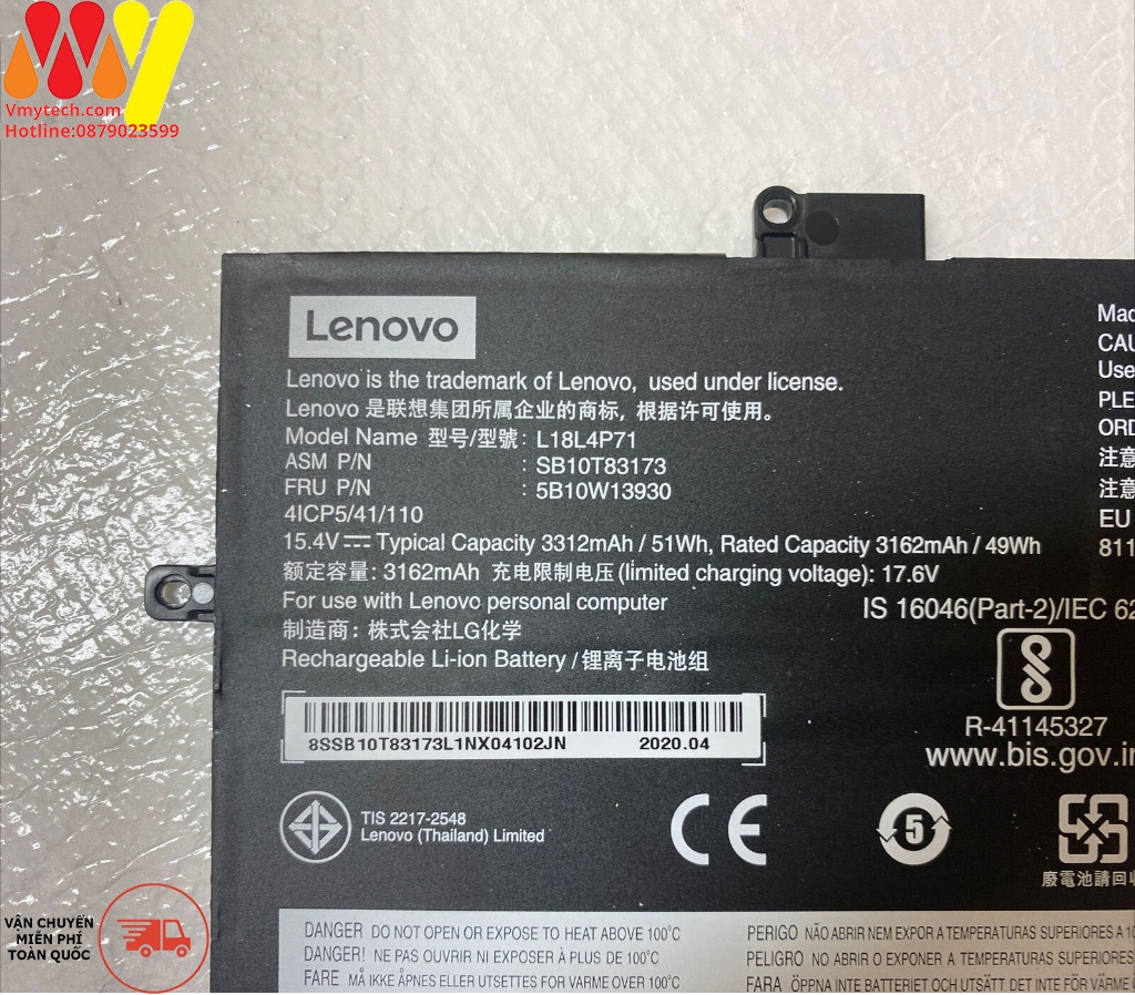 LdeaPad S340-14API S340-14IIL S340-14IML S340-14IWL S340-15API S340-15IIL, L18C3PF7 L18M3PF6 L18M3PF7