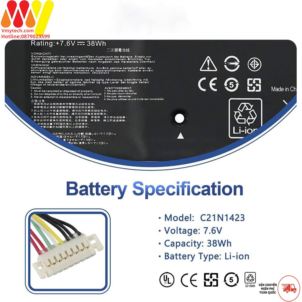 Laptop Asus F302LJ ,F302U ,X302L, X302LA ,X302LJ Series, C21N1423
