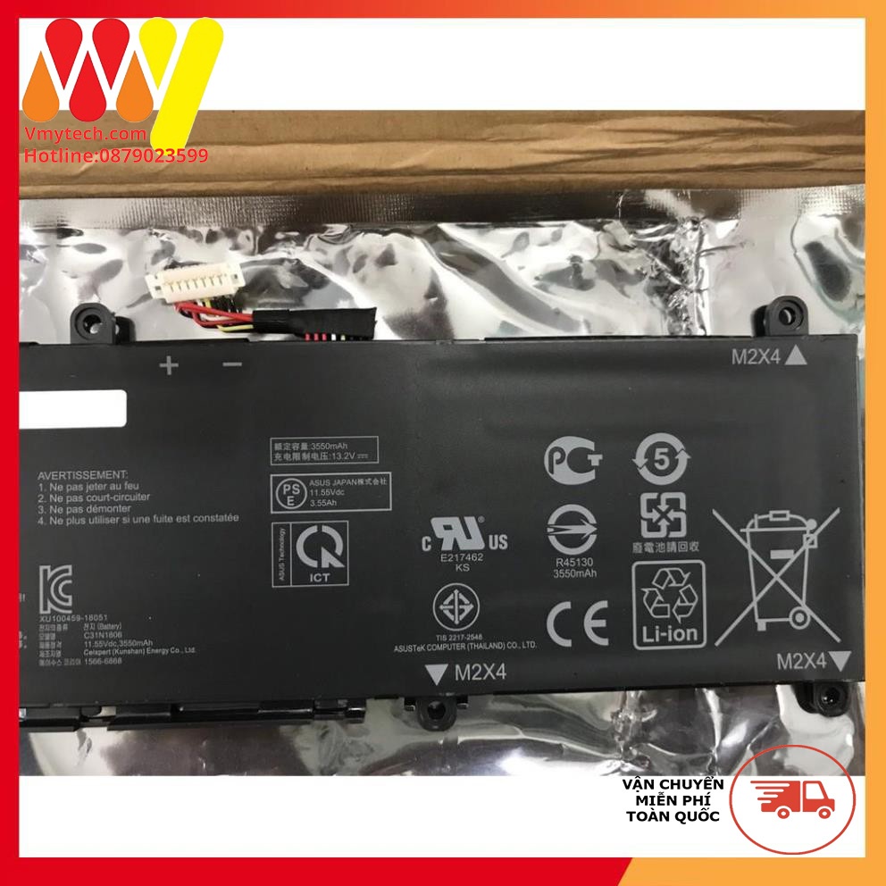 Pin ASUS C31N1806 C31PIJ1 VivoBook S330F S330UA X330UA X330FL K330
