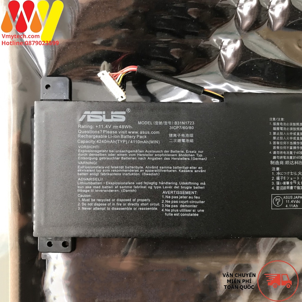 B31N1723 Vivobook 15 K570UD X570UD K570ZD X570ZD