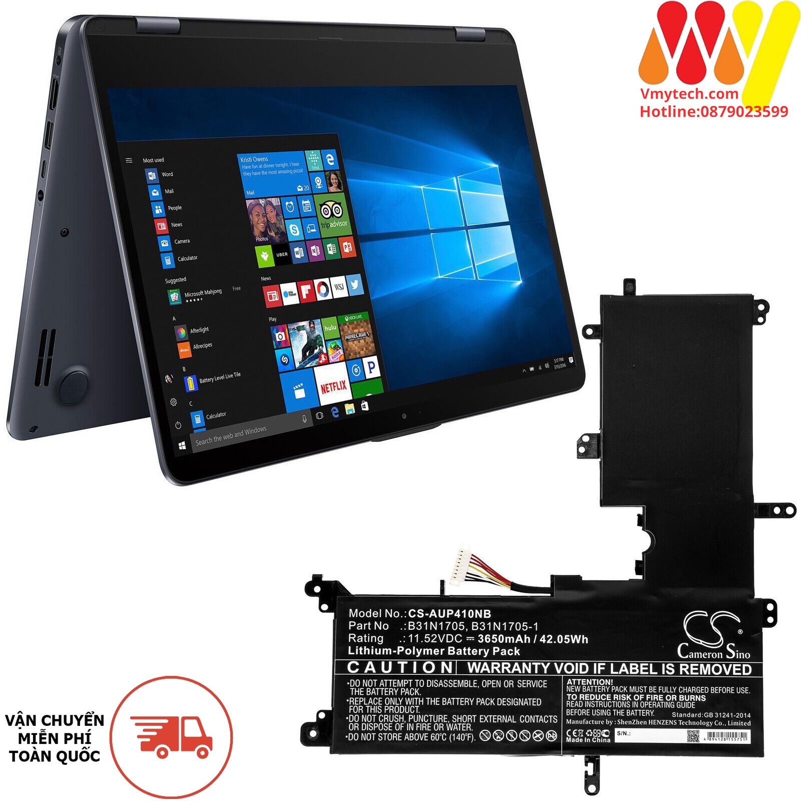 Asus Flip 14 TP410UA TP410UR TP410UF UX331UA UX460UA Q405UA, B31N1705