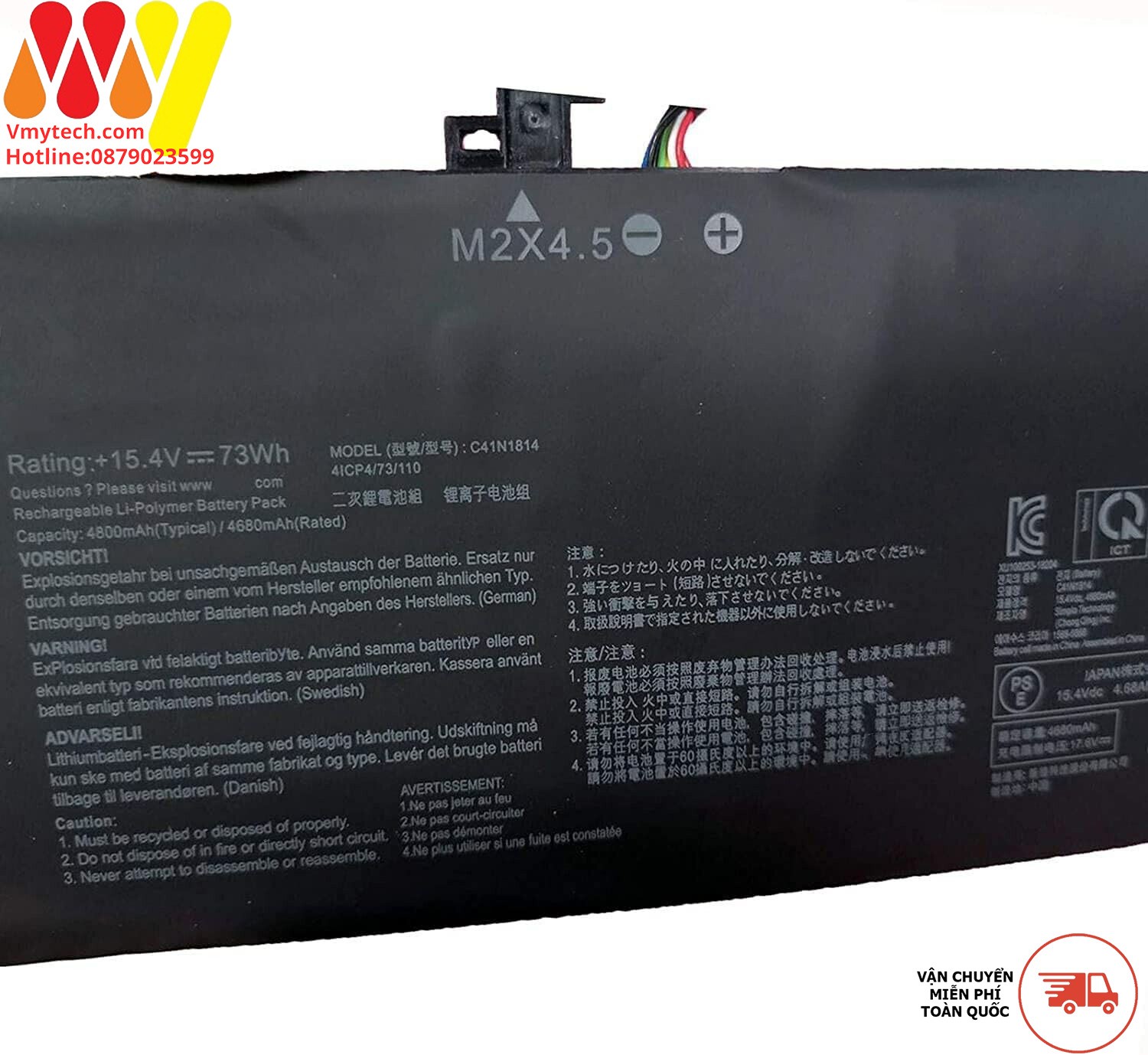 ASUS C41N1814 Zenbook 15 UX533 UX533FD UX533FN C41PpEH
