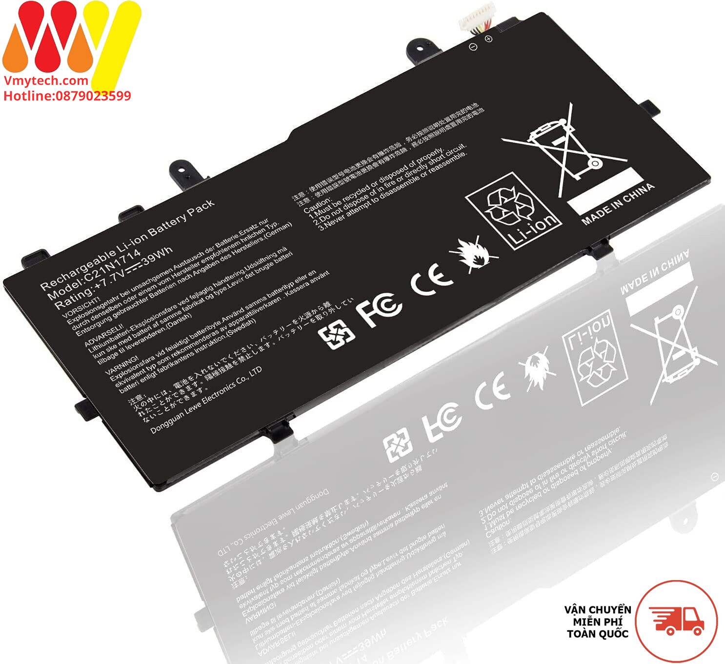 Pin ASUS C21N1714 Vivobook Flip 14 TP401M