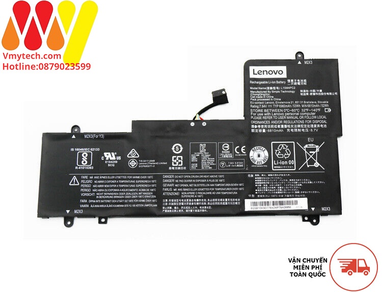 LENOVO IDEAPAD L16M4PB2 720s-14IKB V720-14-ISE L16L4PB2 L16C4PB2 Ideapad 720s-15IKB