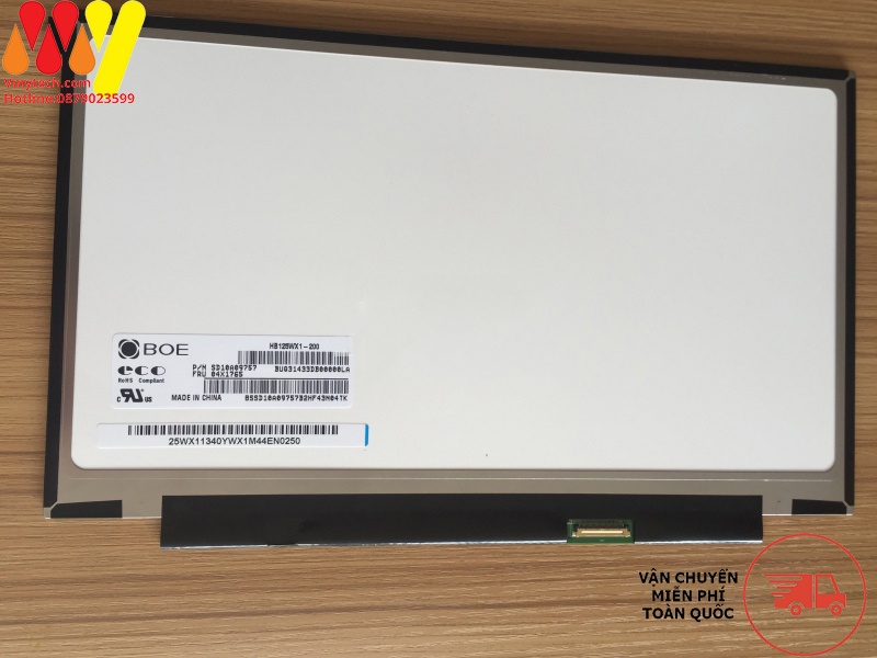 laptop lenovo Thinkpad X240 X250 X260, hb125wx1-200, m125nwn1 12.5