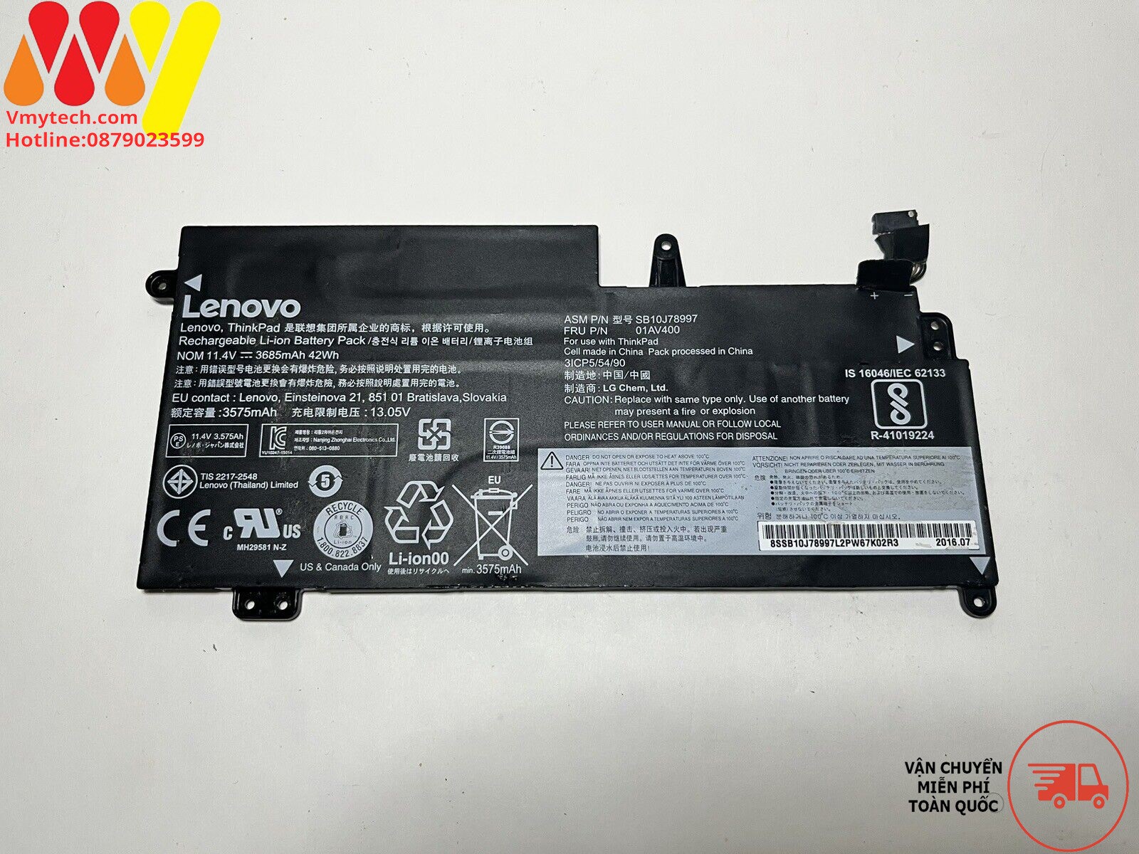 PIN LENOVO IDEAPAD 13,IDEAPAD13SB10J78997